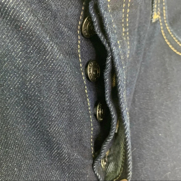 Current Elliott Jeans The Stovepipe High Waist Jean Size 26 Dark Wash NWT - Picture 8 of 11